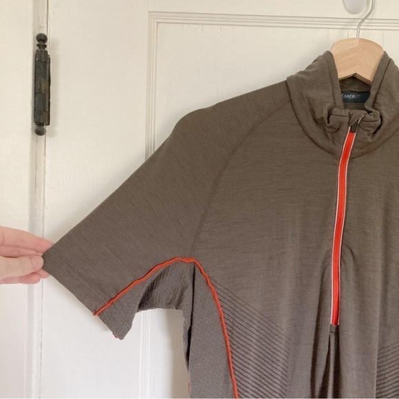 Icebreaker GT150 Sonic Short Sleeve Half Zip Shirt - Picture 4 of 8